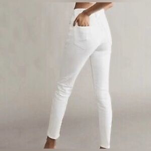 We The Free White Denim Skinny Jeans